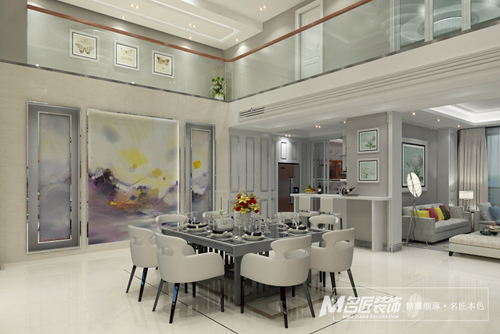 珠海市時(shí)代傾城·雙生花現(xiàn)代簡約風(fēng)格復(fù)式裝修案例